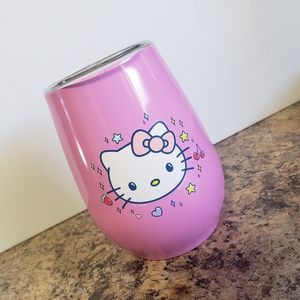 Hello Kitty Wine Tumbler 10 Oz